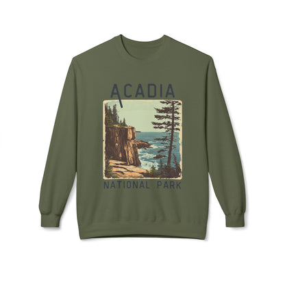 Softstyle Sweatshirt - Acadia National Park Fleece Sweatshirt