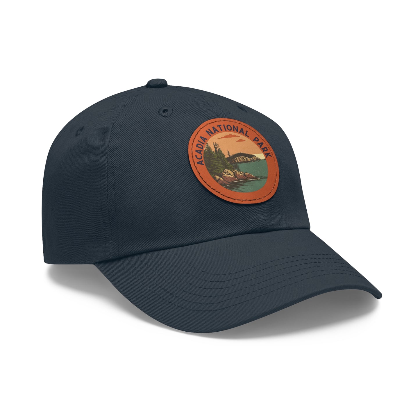 Hat - Acadia National Park Hat with Leather Patch