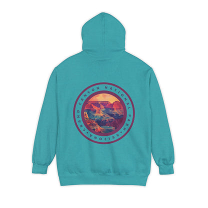 Heavyweight Hoodie - Grand Canyon National Park Back Print Hoodie