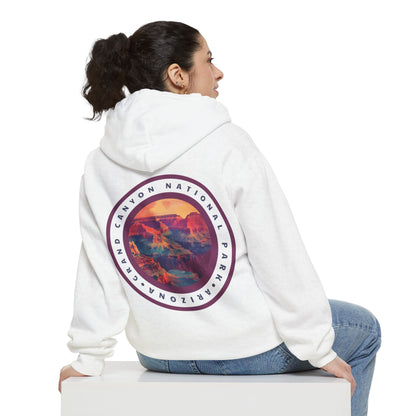 Heavyweight Hoodie - Grand Canyon National Park Back Print Hoodie