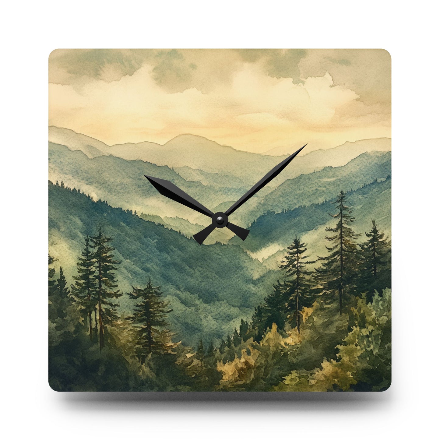 Clock - Great Smoky Mountains National Park Wall Clock