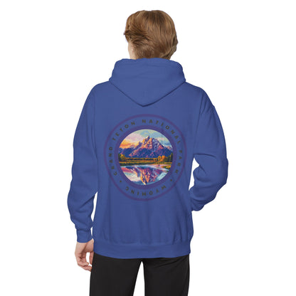 Heavyweight Hoodie - Grand Teton National Park Back Print Hoodie