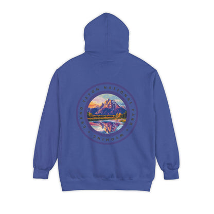 Heavyweight Hoodie - Grand Teton National Park Back Print Hoodie