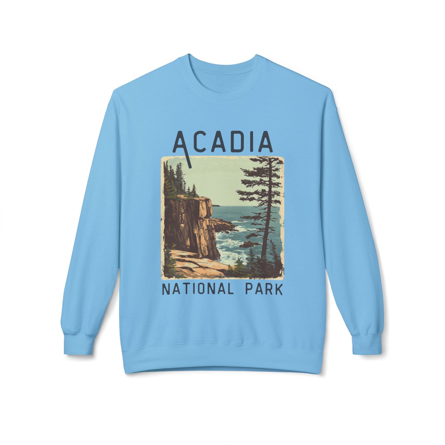 Softstyle Sweatshirt - Acadia National Park Fleece Sweatshirt