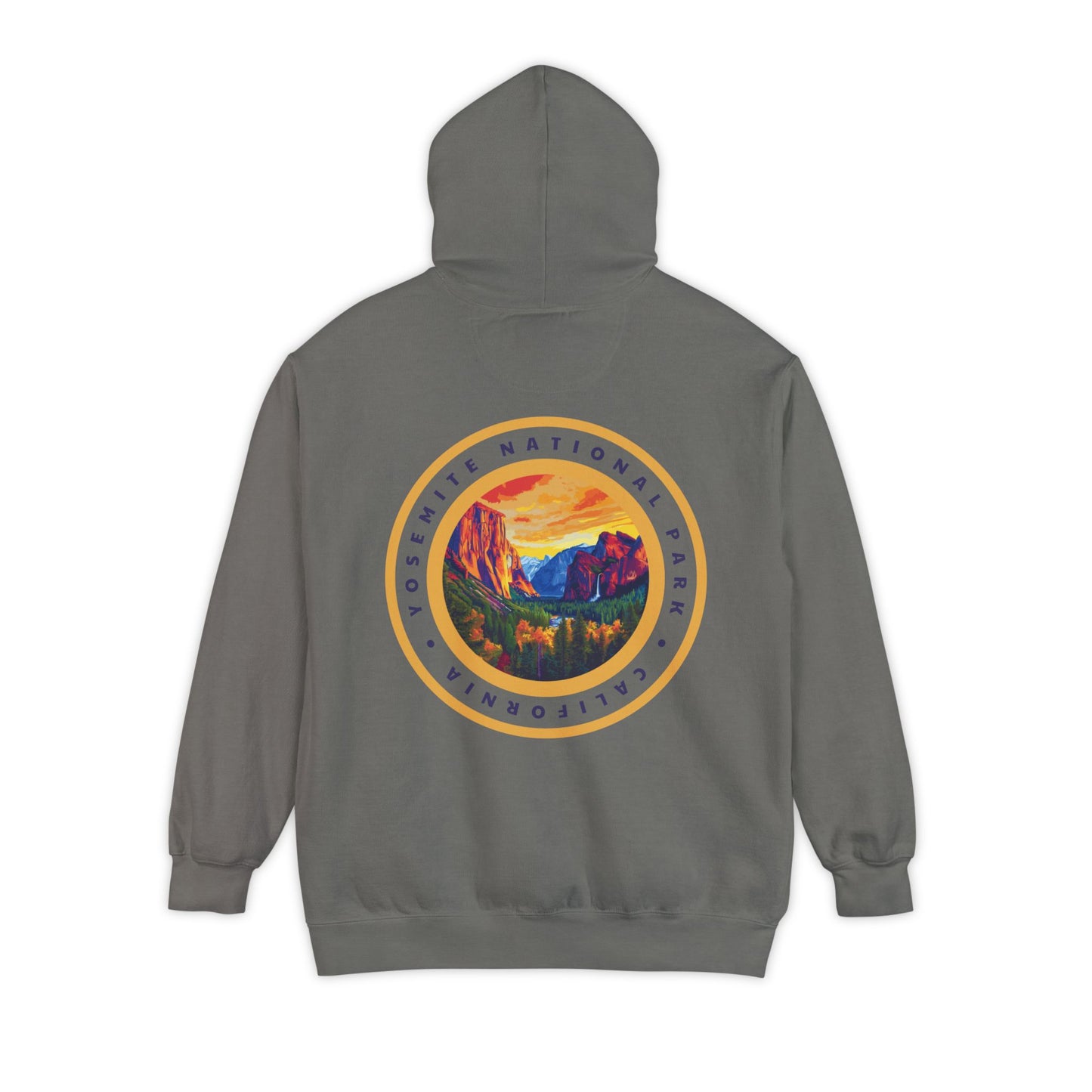 Heavyweight Hoodie - Yosemite National Park Back Print Hoodie