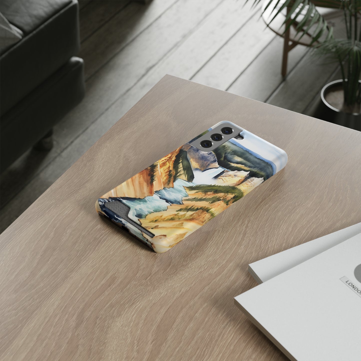 Phone Case - Yellowstone National Park Phone Case With Card Holder