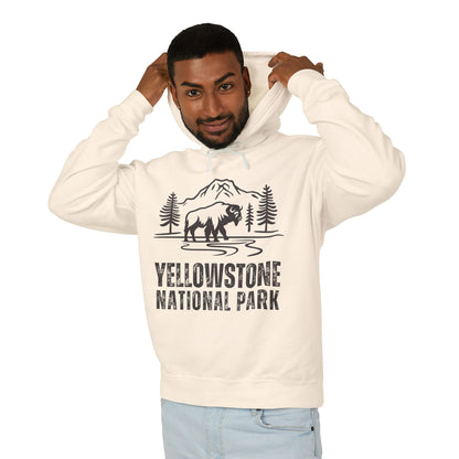 Lightweight Hoodie - Yellowstone National Park Hooded Sweatshirt