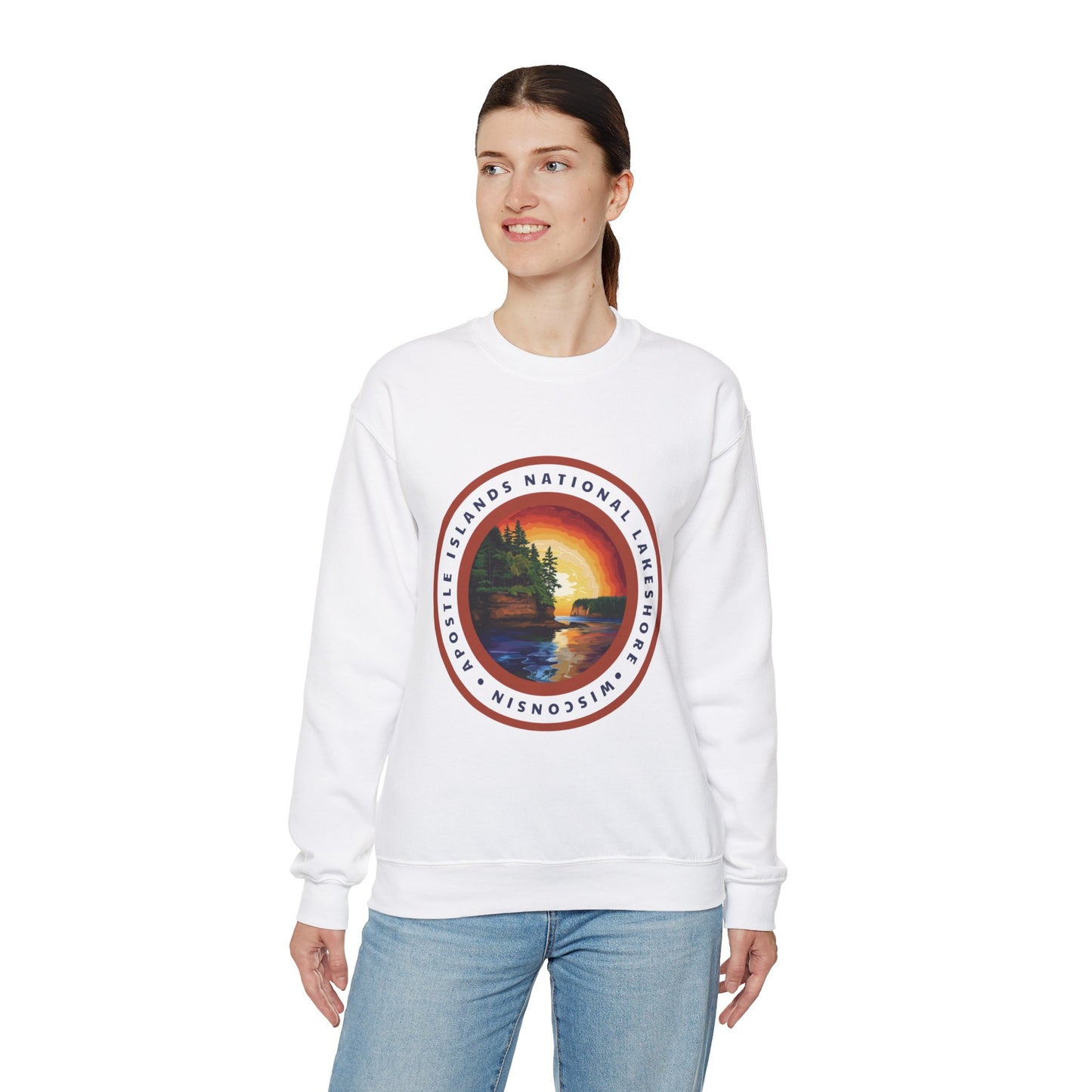 Midweight Crewneck - Apostle Islands National Lakeshore Midweight Sweatshirt