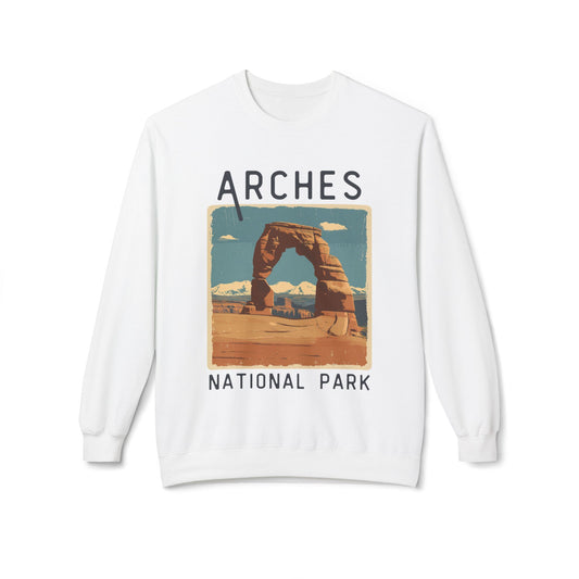 Softstyle Sweatshirt - Arches National Park Fleece Sweatshirt