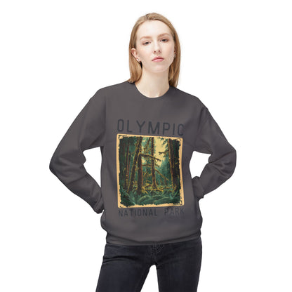 Softstyle Sweatshirt - Olympic National Park Fleece Sweatshirt