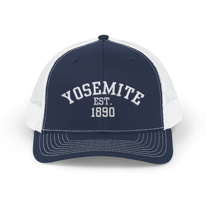 Embroidered Hat - Yosemite National Park Trucker Cap