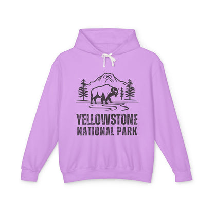 Lightweight Hoodie - Yellowstone National Park Hooded Sweatshirt